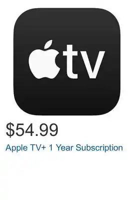 Costco Apple tv+ 1 year subscription offer