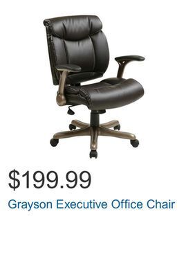 Costco Grayson executive office chair offer