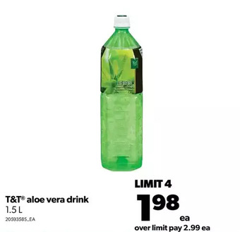 Real Canadian Superstore T&t aloe vera drink offer