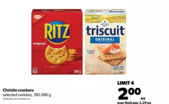 Real Canadian Superstore Christie crackers offer