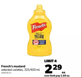 Real Canadian Superstore French's mustard offer