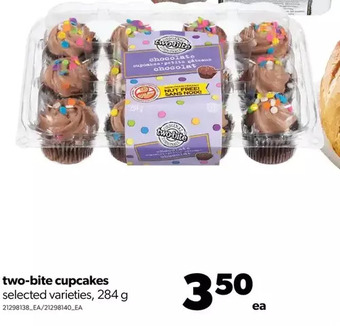 Real Canadian Superstore Two-bite cupcakes offer