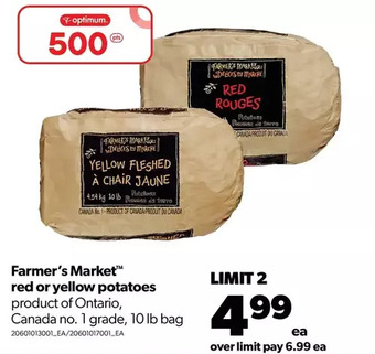 Real Canadian Superstore Farmer's market red or yellow potatoes offer