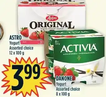 Marché Adonis Astro yogurt | danone yogurt offer