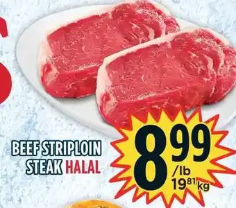 Marché Adonis Beef striploin steak offer