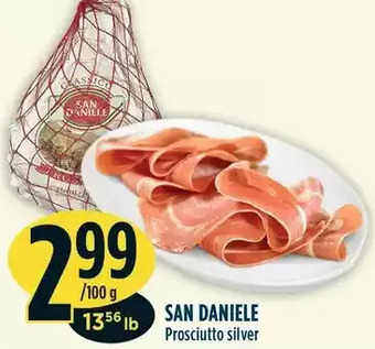 Marché Adonis San daniele prosciutto silver offer