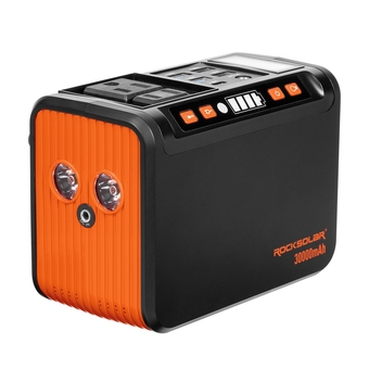 Best Buy Rocksolar weekender max 80w portable power station 30000mah battery - lithium battery and solar generator offer