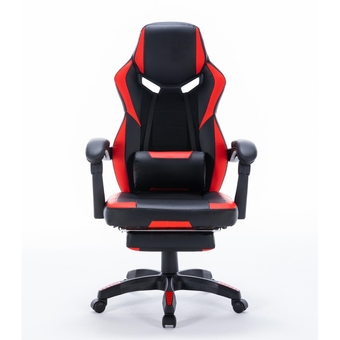 Best Buy Tcd footrest series/ 8221 gaming chair (black & red) offer