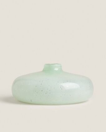 Blown glass vase