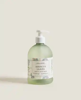 ZARA HOME (16.91 oz) hibiscus leaves liquid hand soap offer