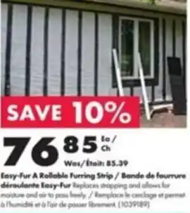 Kent Easy Fur A Rollable Furring Strip offer