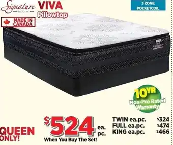 Surplus Furniture Signature Viva offer