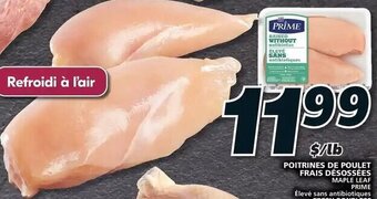 IGA Poitrines De Poulet Frais Désossées offer
