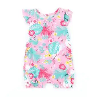 Giant Tiger Monkey bars infant girl's pool party jersey romper offer