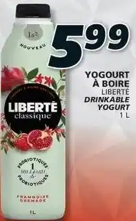 IGA Yogourt Á Boire 1L offer