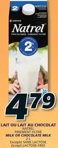 IGA Lait Ou Lait Au Chocolat 2L offer