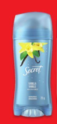 Walmart Secret antiperspirant 73 g offer