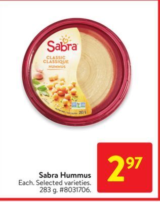 Walmart Sabra hummus offer