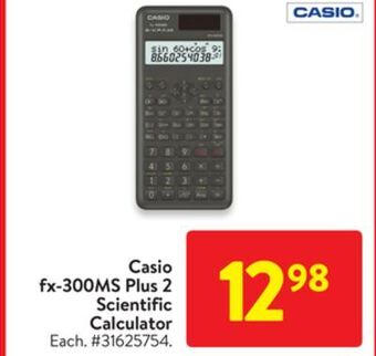 Walmart Casio fx-300ms plus 2 scientific calculator offer