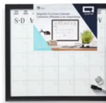 Walmart Quartet 16" x 20" dry erase calendar offer