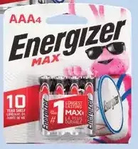 Giant Tiger Energizer alkaline batteries offer