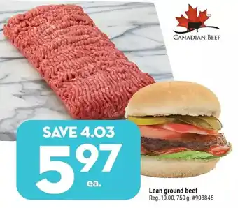 Giant Tiger Lean ground beef offer