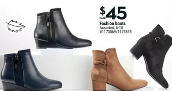 Giant Tiger Fashion boots offer