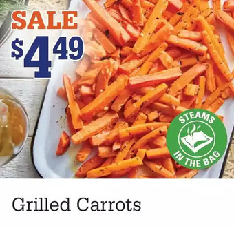 M & M Food Market Grilled carrots offer