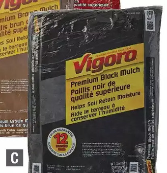 Home Depot Vigoro mulch - black offer