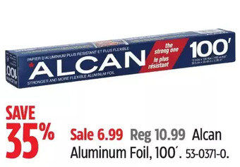 Canadian Tire Alcan aluminum foil offer