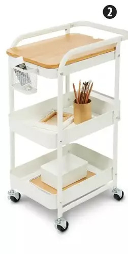 Canadian Tire Type a engrained 3-tier utility cart offer