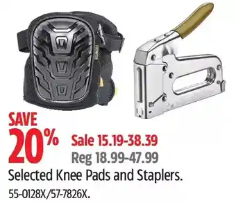 Canadian Tire Knee pads and staplers offer