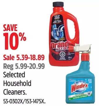 Canadian Tire Household cleaners offer
