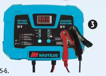 Canadian Tire Nautilus series 15/8/2a battery charger offer