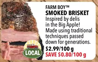 Farm Boy Farm boy smoked brisket offer