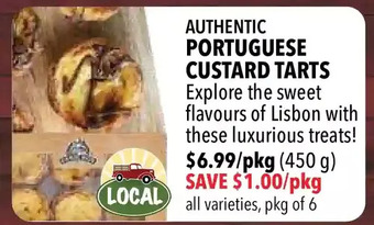 Farm Boy Authentic portuguese custard tarts offer