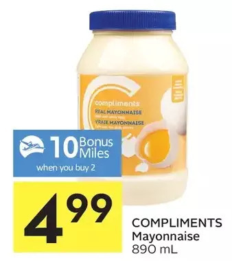 Foodland Compliments mayonnaise offer
