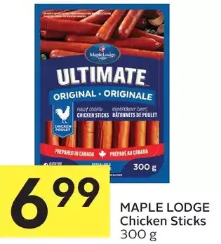 Foodland Maple lodge chicken sticks offer