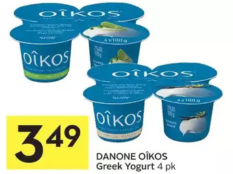 Foodland Danone oikos greek yogurt offer