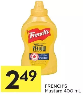 Foodland French's mustard offer