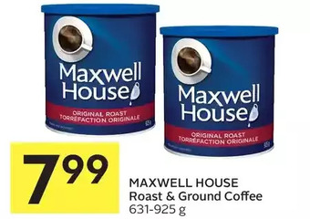 Foodland Maxwell house roast & ground coffee offer