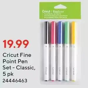 Staples Cricut fine point pen set - classic offer