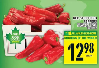 Food Basics Red shepherd peppers offer