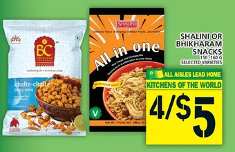 Food Basics Shalini or bhikharam snacks offer