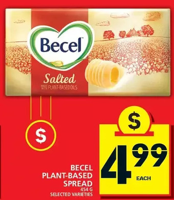 Food Basics Becel plant-based spread offer