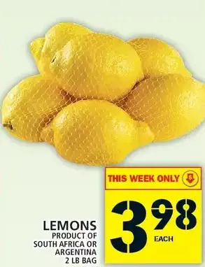 Food Basics Lemons offer