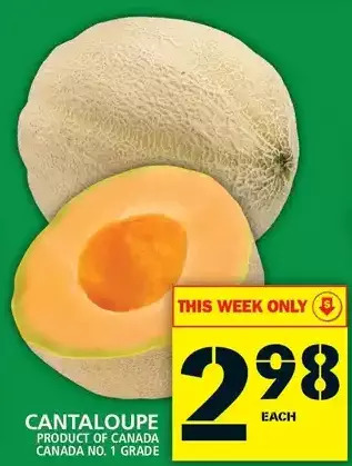 Food Basics Cantaloupe offer