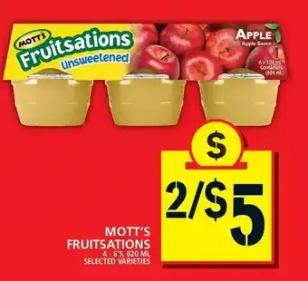 Food Basics Mott's fruitsations offer