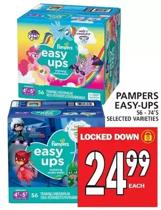 Food Basics Pampers easy-ups offer