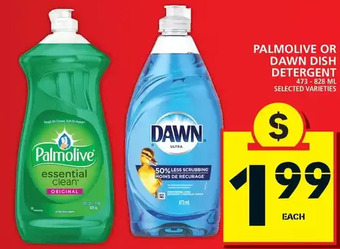 Food Basics Palmolive or dawn dish detergent offer